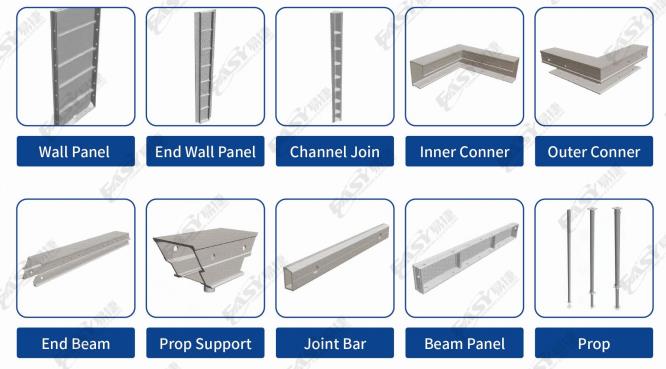 Thiết kế linh hoạt và chính xác với hệ thống cốp pha nhôm
